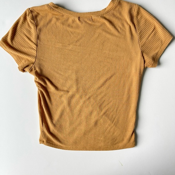 Yellow Ribbed Top - Picture 3 of 3